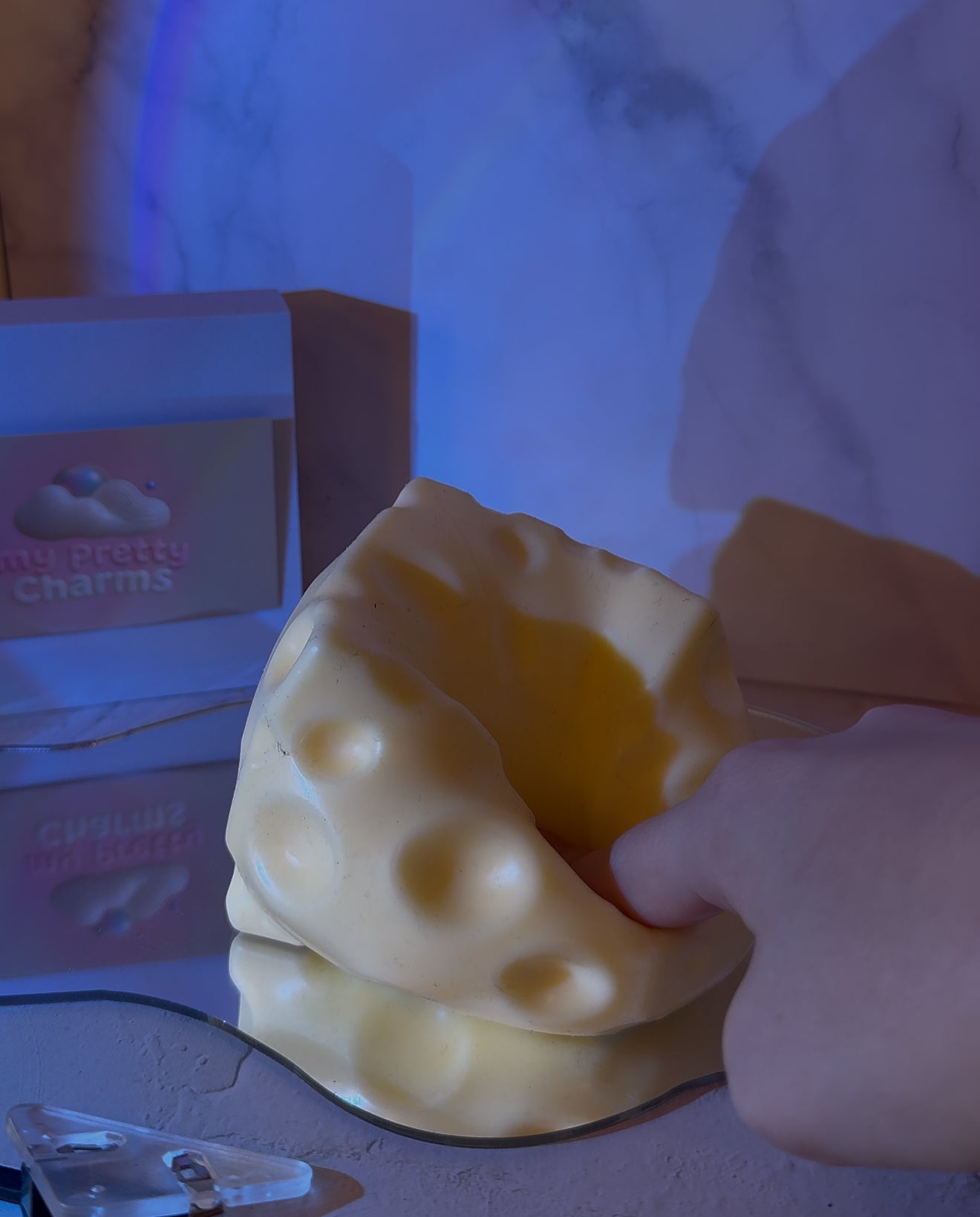 THE CHEESE 2.0 - medium size cheese squishy