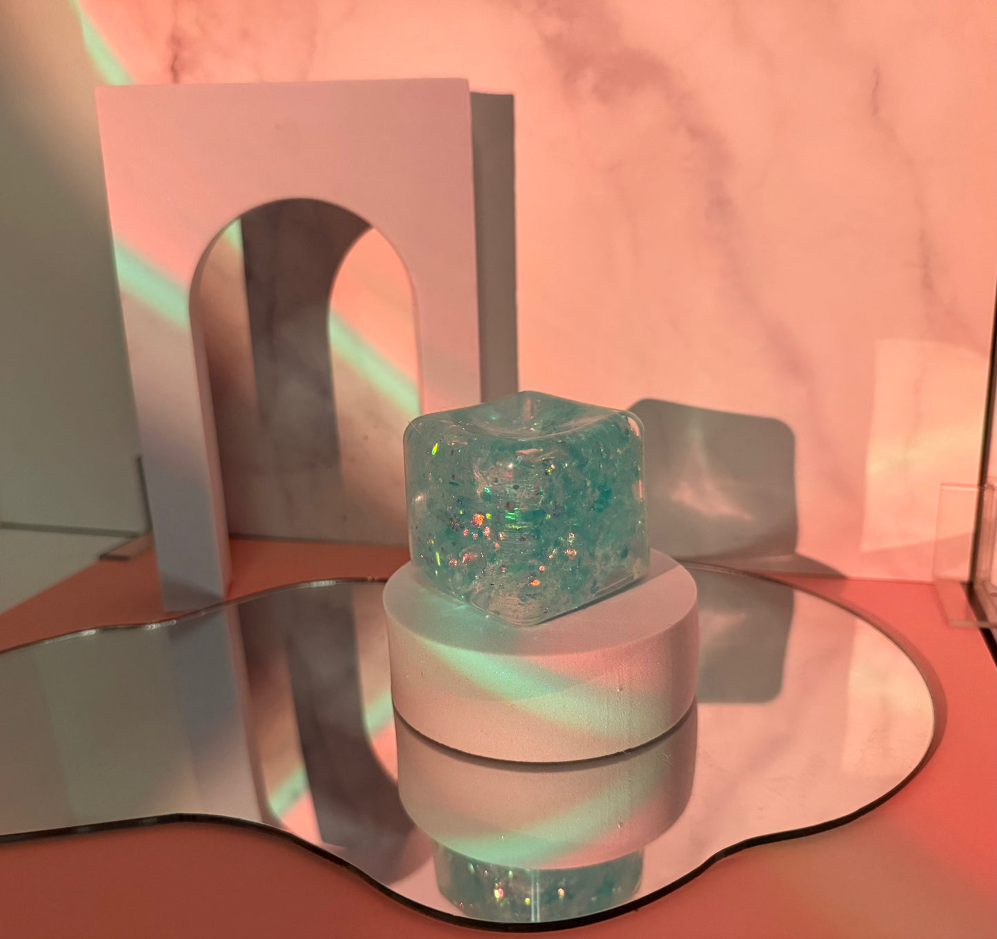 Glacier In A Cube - Squishy Cube